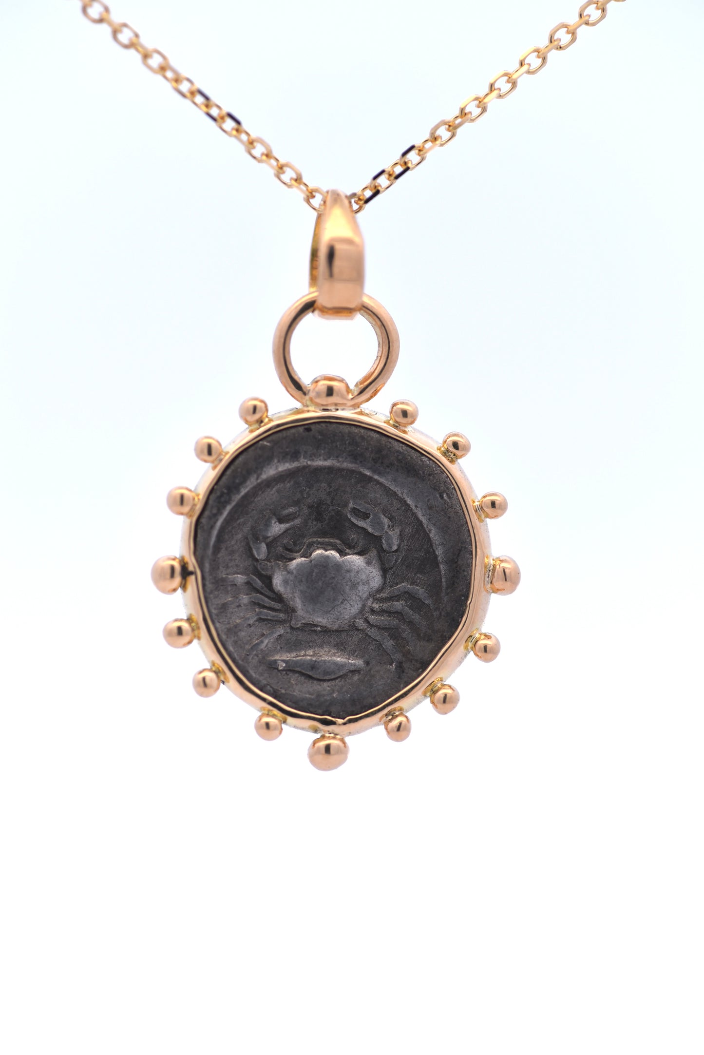 Ancient Sicilian Crab Pendant